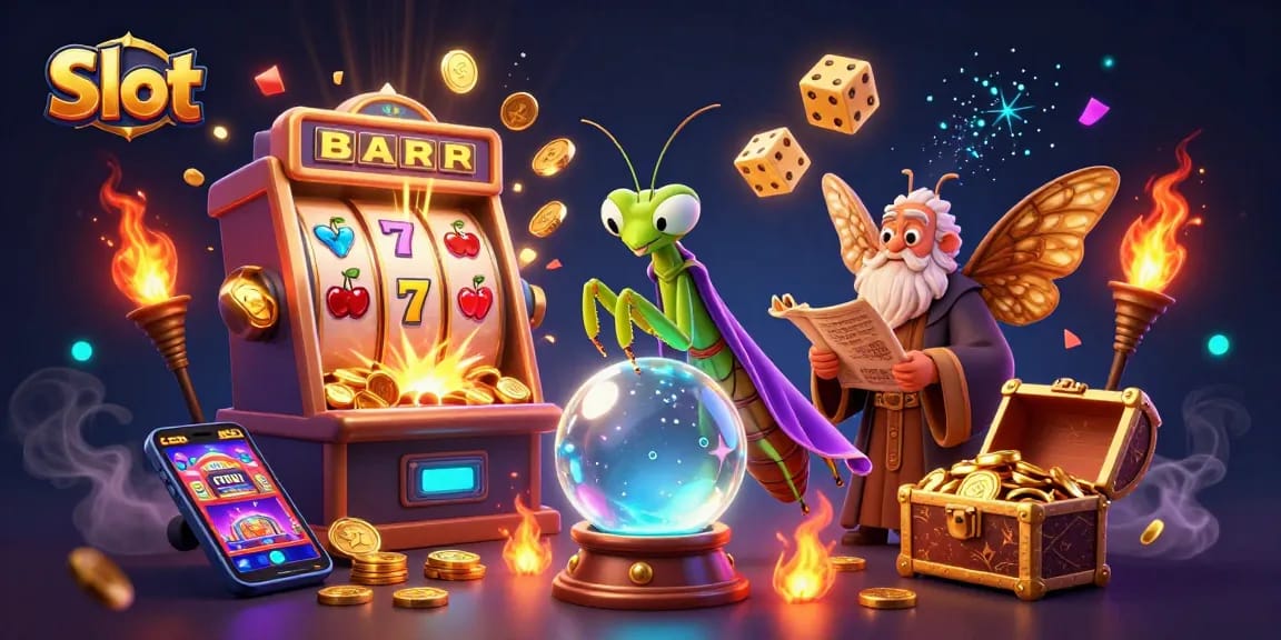 Engage with vibrant Slot adventure featuring a jackpot explosion and mystical fortune tellers.