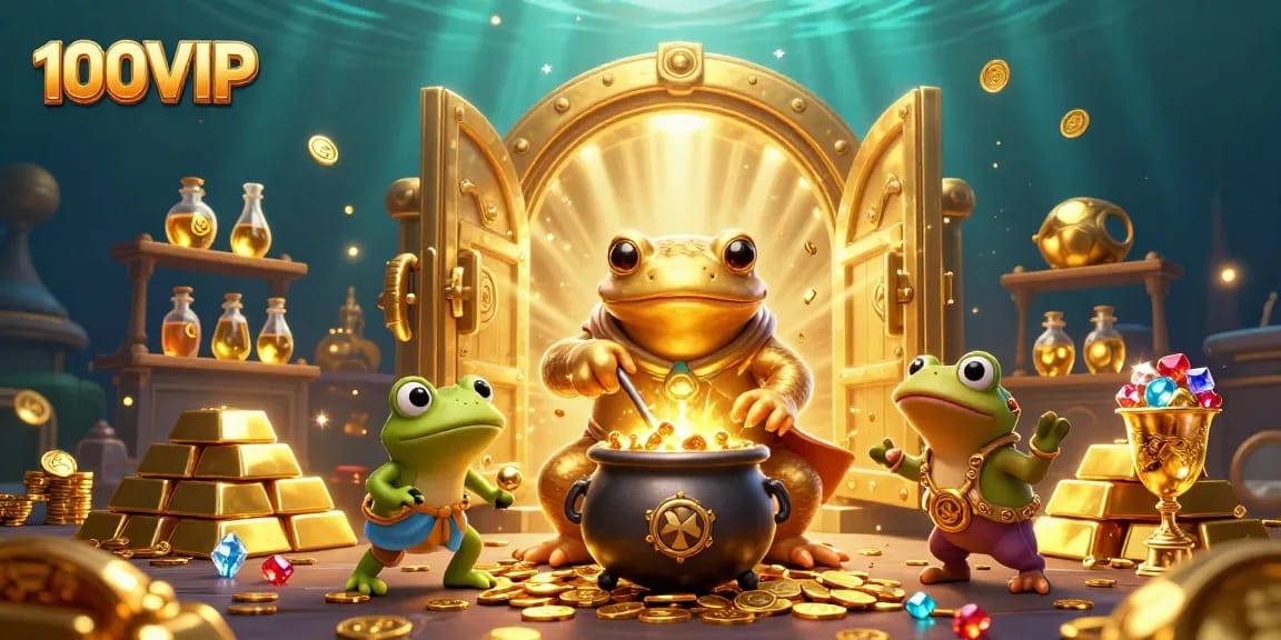 Join the adventure at 100VIP with thrilling gold games in a fantastic casino realm.