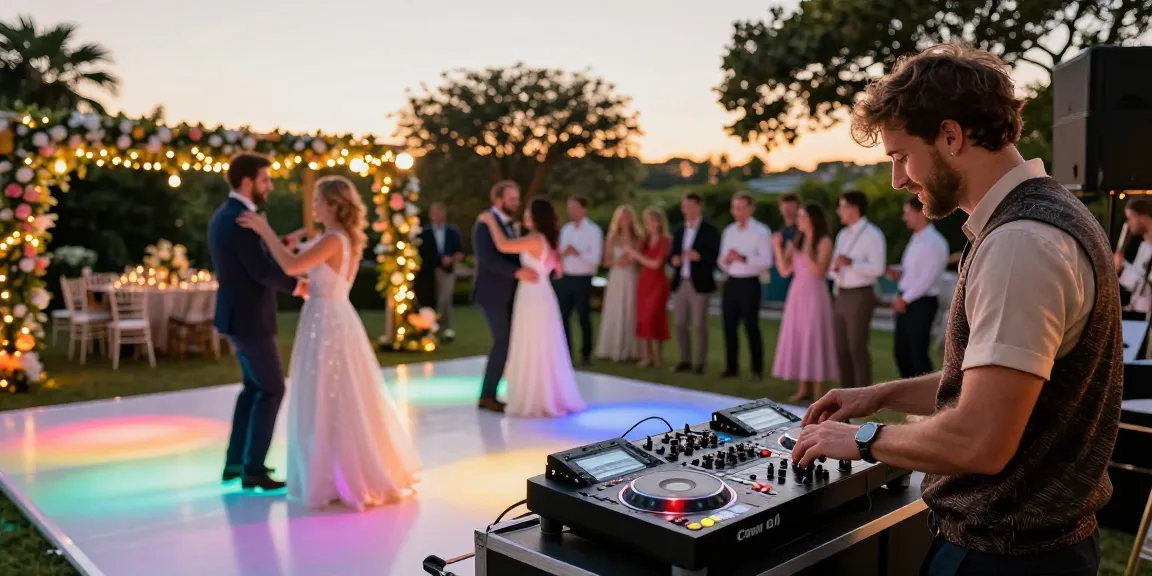Hochzeit DJ Brandenburg mit festlicher Atmosphäre und tanzenden Gästen.