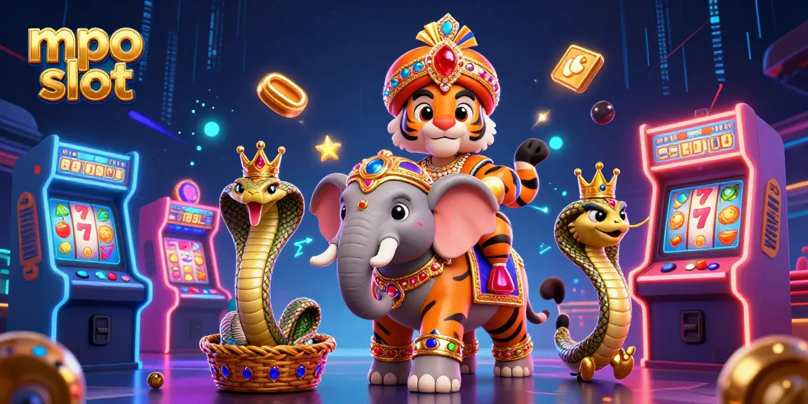 Spin and win with mpo slot featuring vibrant 3D characters and thrilling casino elements.