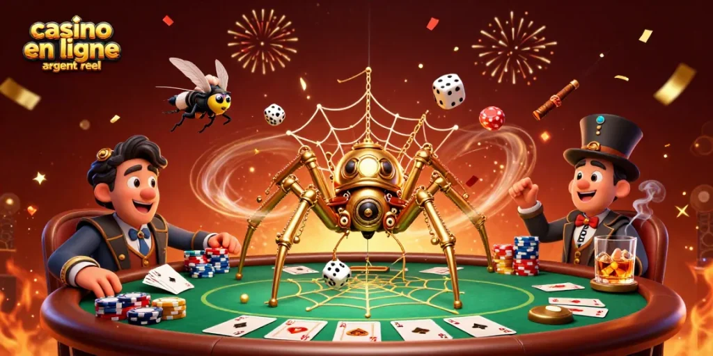 Jouer au casino en ligne argent réel avec des personnages amusants et des éléments de jeu captivants.