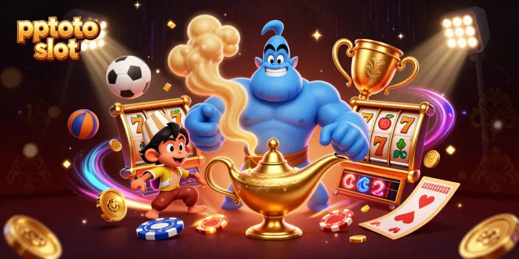 Menangkan permainan di pptoto slot dengan grafis slot yang memukau dan fitur menarik.