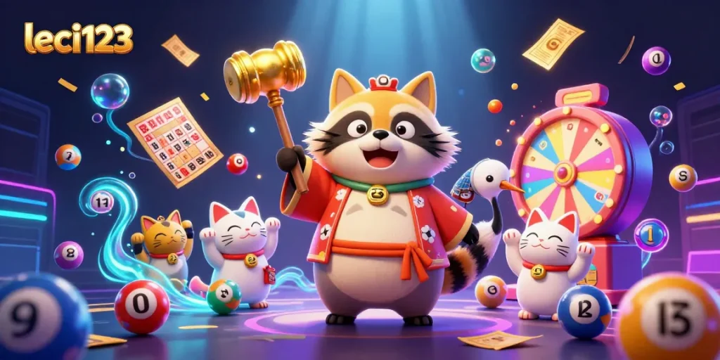 Engage with exciting leci123 gameplay featuring colorful characters and vibrant lottery elements.
